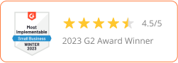 2023 G2 Award Winner Most Implemental